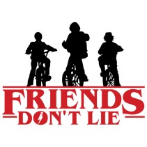 Vinilos y pegatinas stranger things friends don't lie